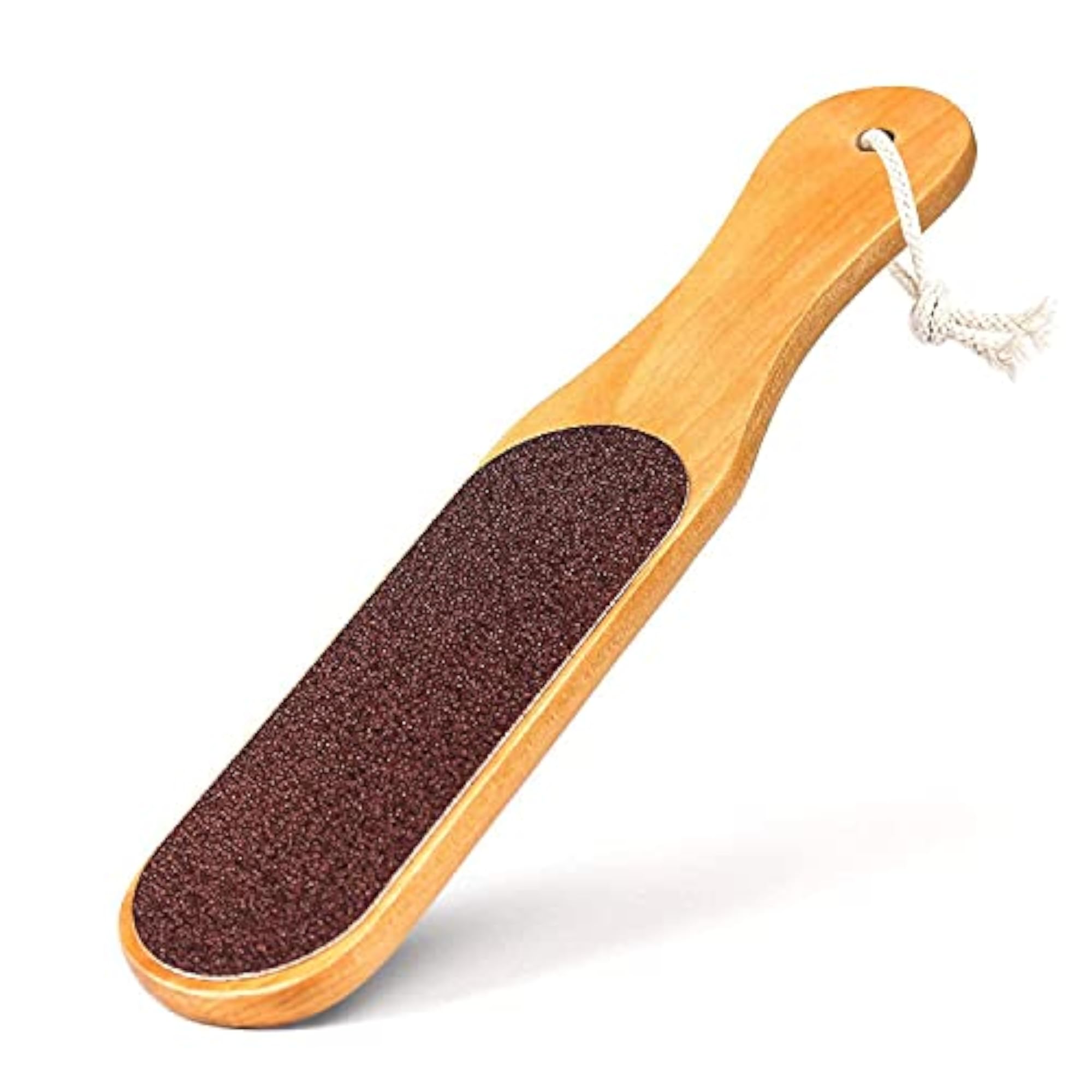 TUSAN Double Sided Foot Filer Scrubber, Wooden Handle